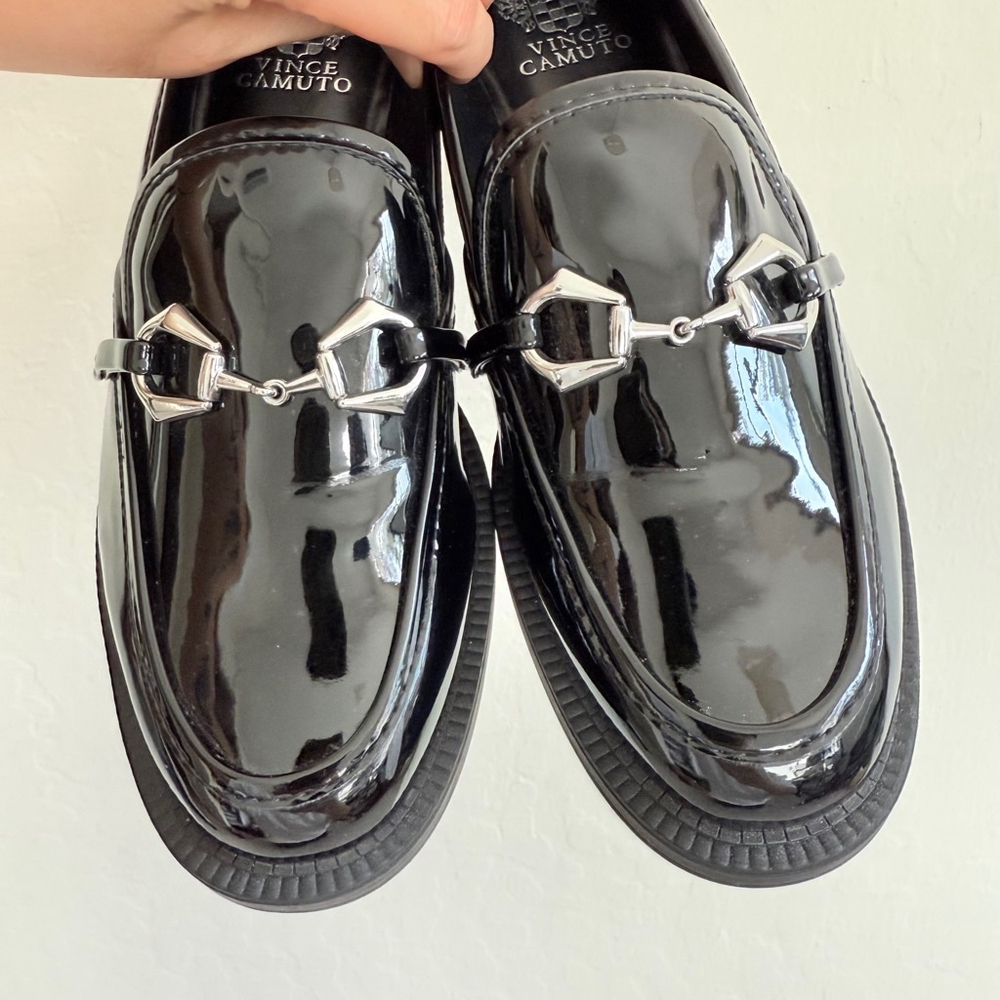 Vince Camuto Women's Black Elpia Loafers Size 10 NWOT - Picture 4 of 9